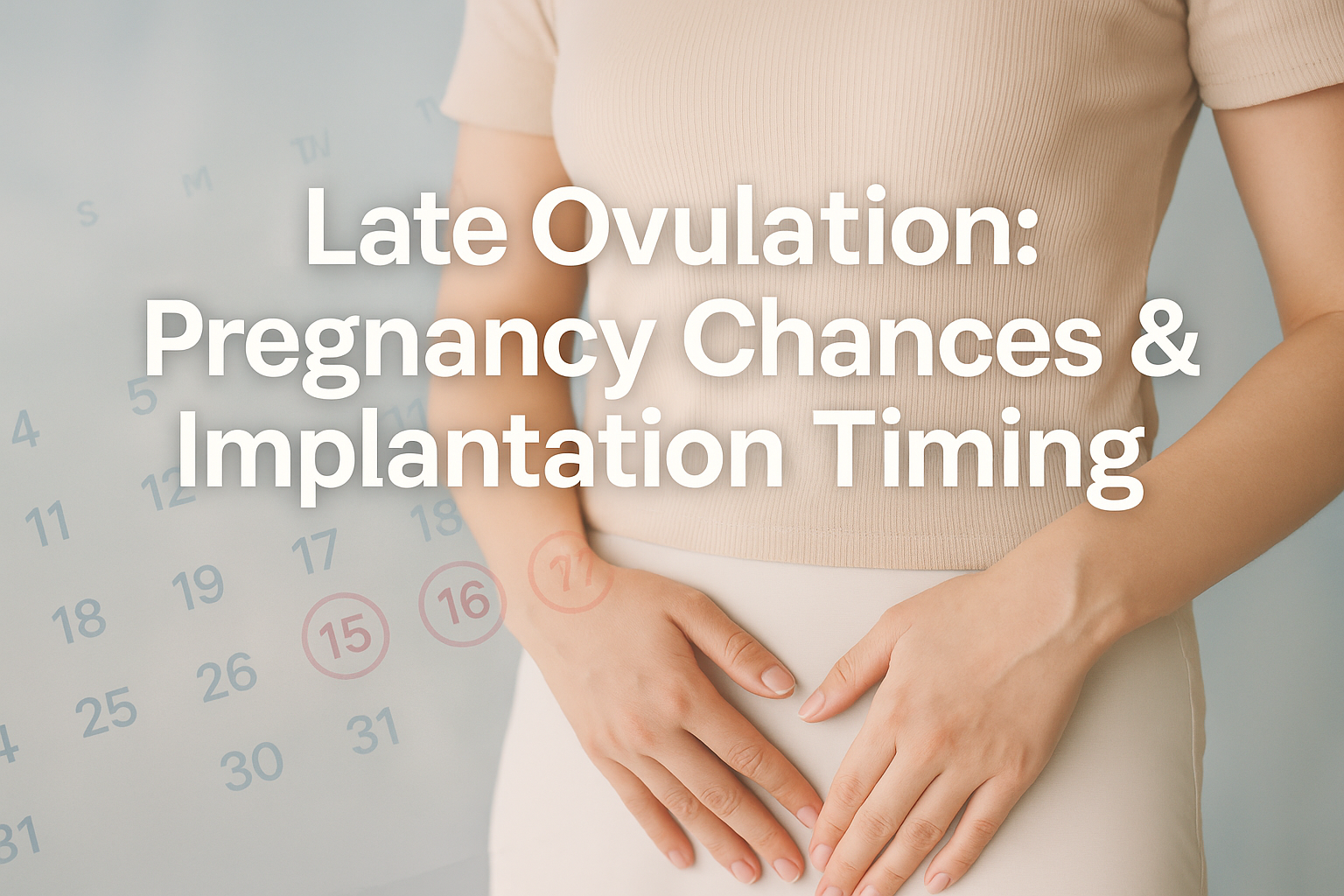 Late Ovulation: Pregnancy Chances & Implantation Timing