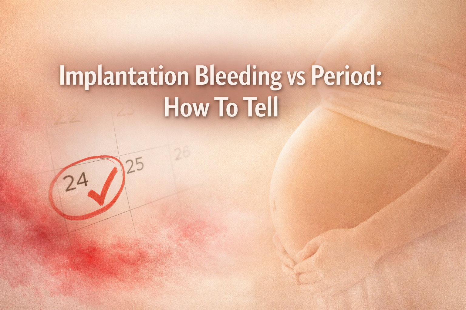 Implantation Bleeding vs Period: How To Tell